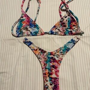 Colorful Women's Bikini Set